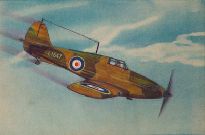 Hawker Hurricane Fighter Monoplane, c1944. od Unbekannt