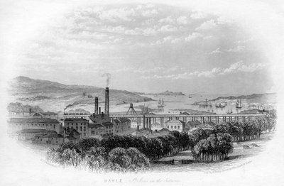 Hayle St Ives v dálce, c1860 od Unbekannt