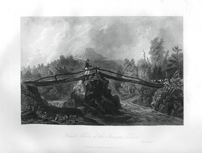 Prameny řeky Juniata, Pennsylvania, 1855 od Unbekannt