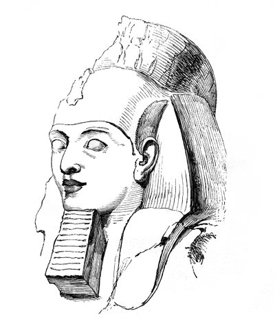 Hlava Rameses, 1848 od Unbekannt