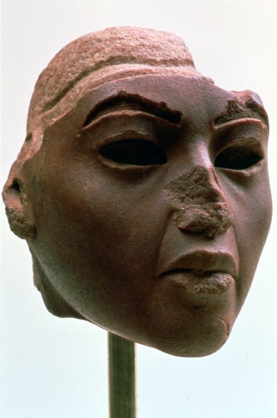 Hlava starověké egyptské královny Tiye, c1388-1340 př.nl od Unbekannt