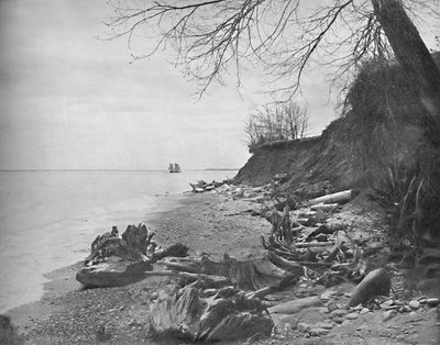 Směr k pobřeží, jezero Michigan, c1897. od Unbekannt