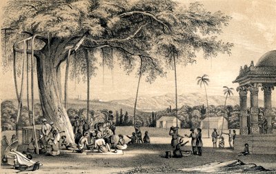 Přednosta obce držící svůj dvůr, 1847 od Unbekannt
