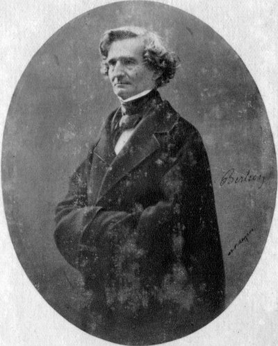 Hector Berlioz, francouzský romantický skladatel, c1845-1869 od Unbekannt