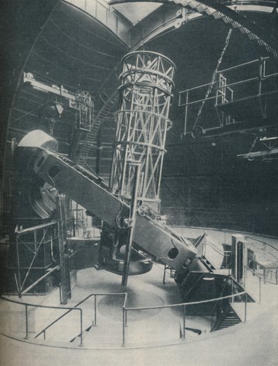 Zajištěný kruh s ocelí a betonem, 100palcový reflektor, c1935 od Unbekannt