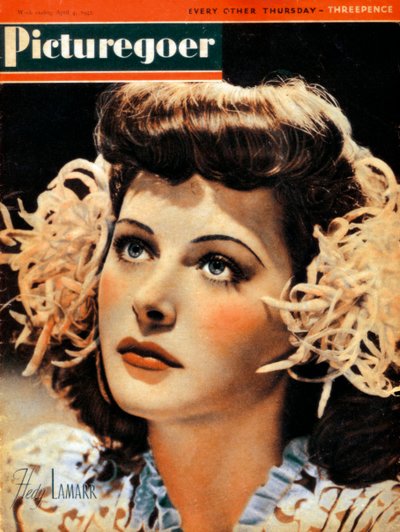Hedy Lamarr 1914-2000, americká herečka rakouského původu, 1942 od Unbekannt