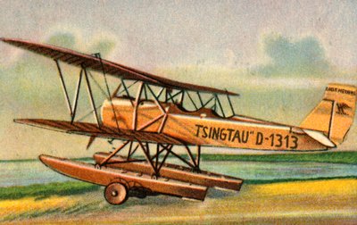 Hydroplán Heinkel HD 24 W Tsingtau, 20. léta, 1932. od Unbekannt