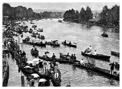 Henley Regatta, Oxfordshire, 1882 od Unbekannt