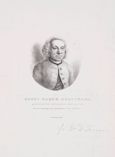 Henry Baker, přírodovědec od Unbekannt