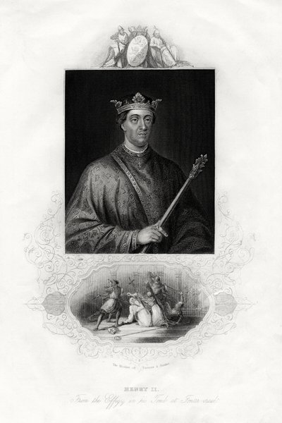 Jindřich II., anglický král, 1860 od Unbekannt