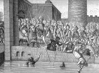 Francouzský Jindřich IV. vstupuje do Paříže, 22. března 1594 od Unbekannt