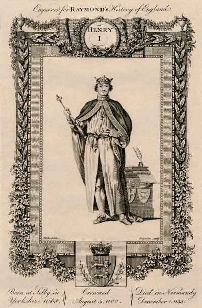 Jindřich I., 1068-1135, c1787 od Unbekannt