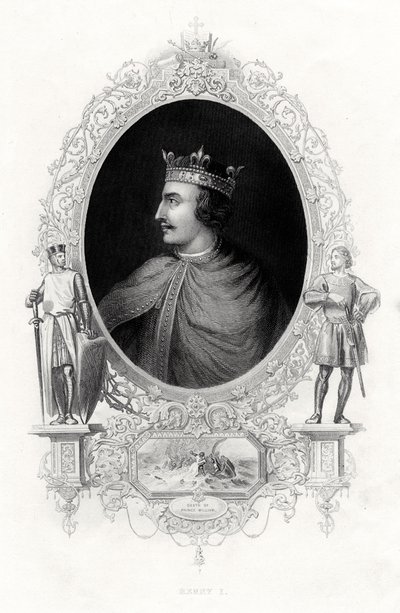 Jindřich I., anglický král, 1860 od Unbekannt