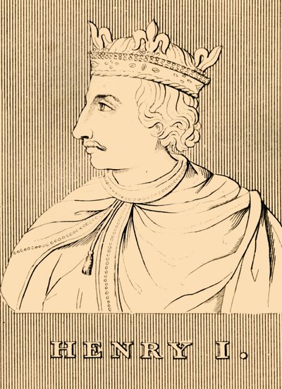 Jindřich I., c1068-1135, 1830. od Unbekannt