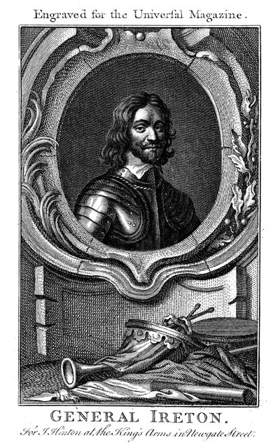 Henry Ireton, velitel anglického parlamentu v 17. století od Unbekannt
