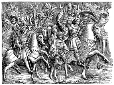 Jindřich VIII. v poli zlatého plátna, 1520, 1870 od Unbekannt