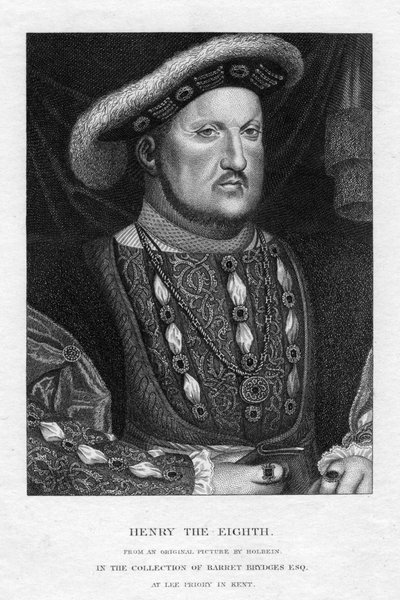 Anglický Jindřich VIII., 1491-1547 od Unbekannt