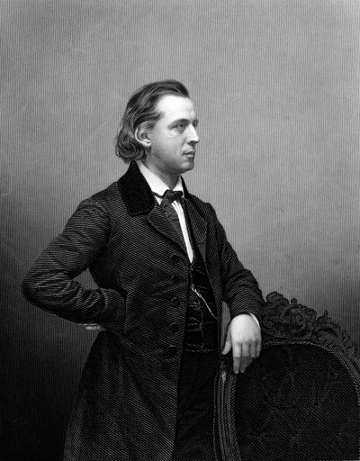 Henry Ward Beecher 1813-1887, americký kongregační ministr, c1861 od Unbekannt