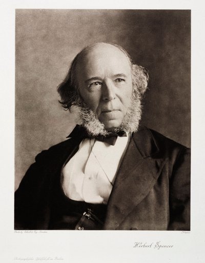 Herbert Spencer, anglický sociální filozof od Unbekannt