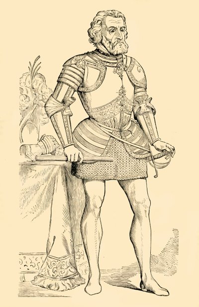Hernando Cortes, c1530-1540, 1890. od Unbekannt