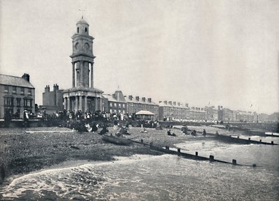 Herne Bay - The Front, Showing Clock Tower, 1895 od Unbekannt