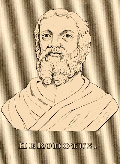 Herodotus, c484-c425 př.nl, 1830. od Unbekannt