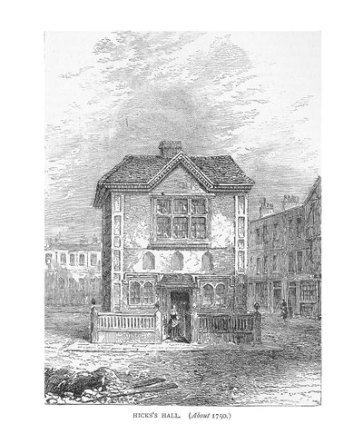 Hicks Hall, 1750. 1878 od Unbekannt