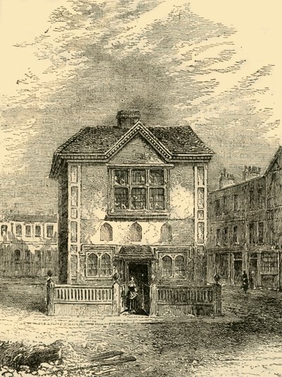 Hickss Hall asi 1750, c1872. od Unbekannt
