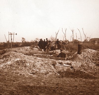 Skrytá baterie, c1914-c1918 od Unbekannt
