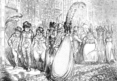High Change in Bond Street – aneb – The Politeness of the Great World, 1796 od Unbekannt