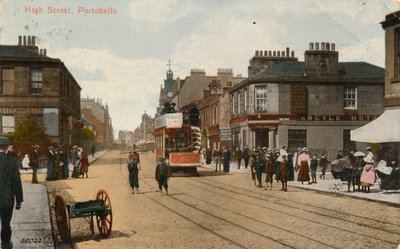 High Street, Portobello, 1913 od Unbekannt