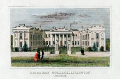 Highbury College, Islington, Londýn, polovina 19. století od Unbekannt