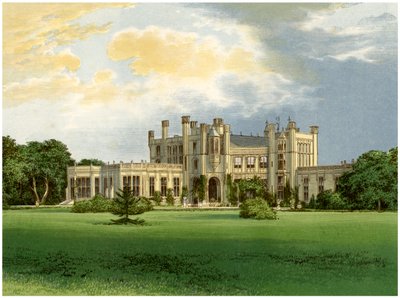Hrad Highcliffe, Dorset, domov markýzy z Waterfordu, c1880 od Unbekannt