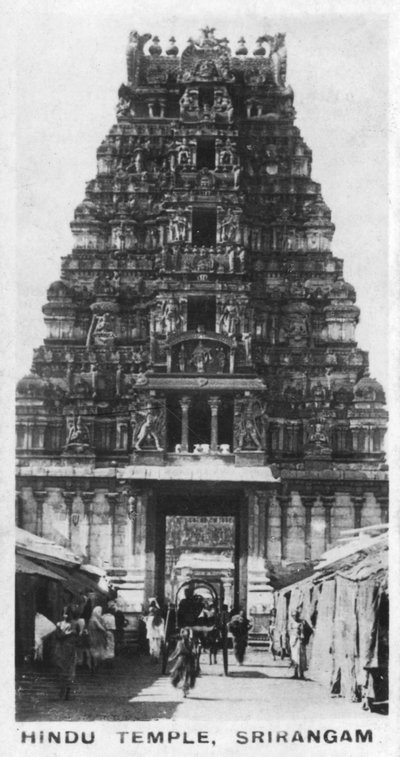 Hinduistický chrám, Srirangam, Indie, c1925 od Unbekannt