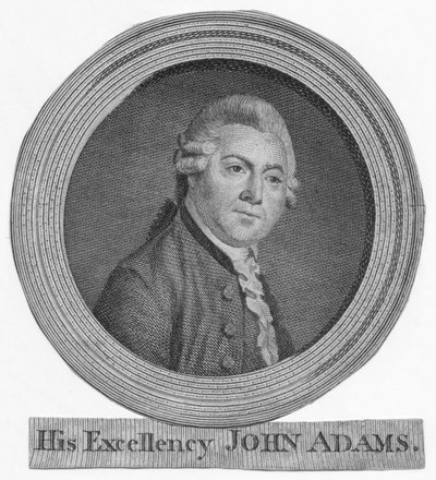 Jeho Excelence John Adams, c1783. od Unbekannt