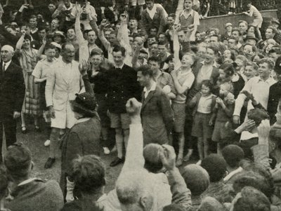 Jeho Veličenstvo v His Boys Camp v Southwold, 1937. od Unbekannt
