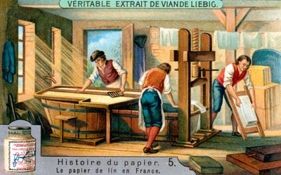 Historie papíru: 5, c1900 od Unbekannt