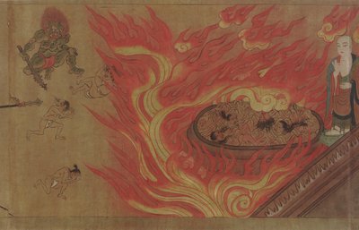 Historie chrámu zvaného Yatadera, období Muromachi, 1333-1573. od Unbekannt