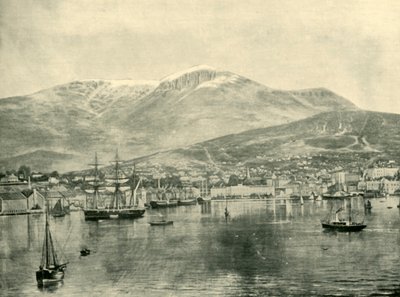 Hobart, ze zálivu, 1901. od Unbekannt