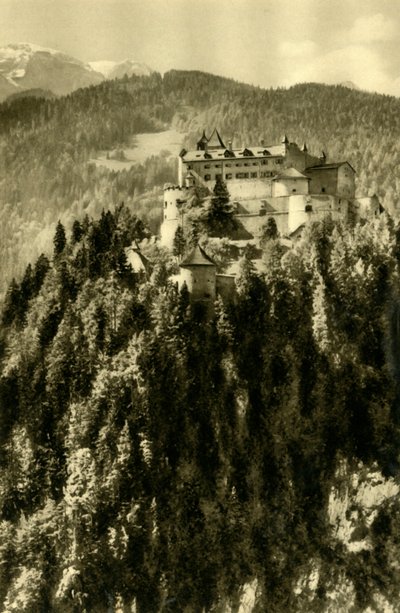 Hrad Hohenwerfen, Werfen, Rakousko, c1935. od Unbekannt