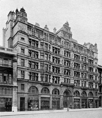 Holborn před Birkbeck Bank, Londýn, 1904 od Unbekannt