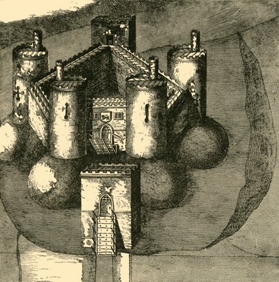 Zámek Holt, v roce 1610, 1898. od Unbekannt