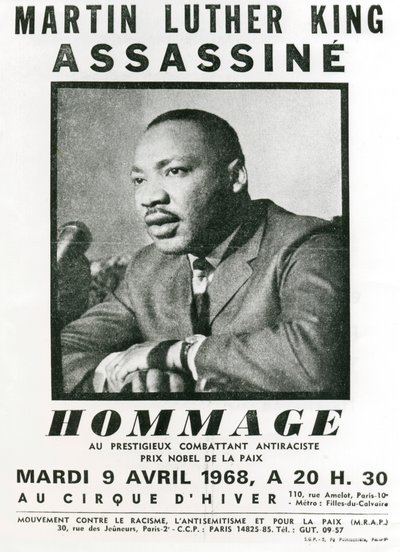 Pocta Martinu Lutheru Kingovi, 1968 od Unbekannt