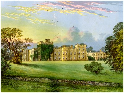 Hornby Castle, Yorkshire, domov vévody z Leedsu, c1880. od Unbekannt
