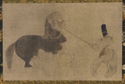 Kůň a obsluha, období Momoyama, 1568-1615. od Unbekannt