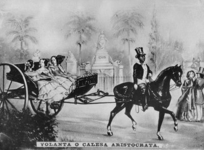 Kůň a kočár aristokracie, c1910 od Unbekannt