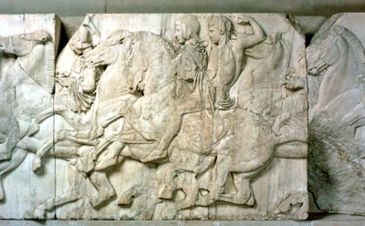Jezdci z parthenonského vlysu, 438-432 př.nl od Unbekannt