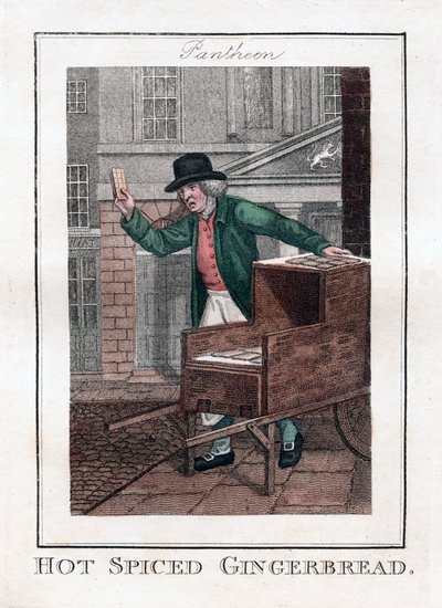 Hot Spiced Gingerbread, Pantheon, Londýn, 1806 od Unbekannt