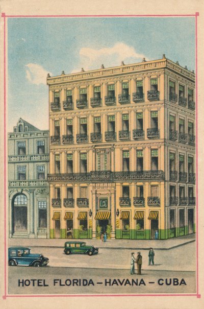 Hotel Florida - Havana - Kuba, c1910 od Unbekannt