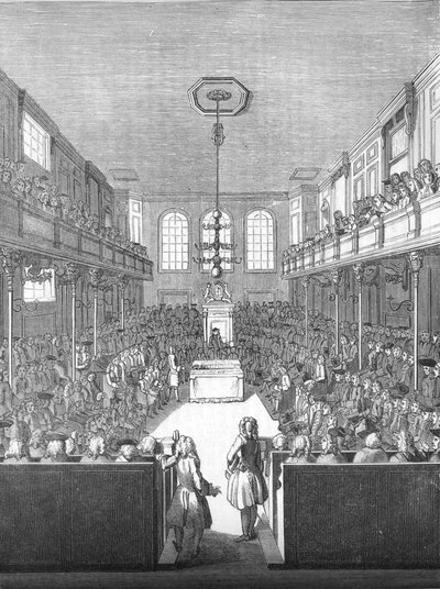 Dolní sněmovna v době Jiřího II, 1845 od Unbekannt